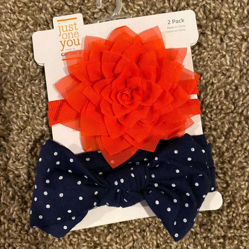 2 Pack Bow Headbands